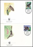 1988 WWF: Pillangó Sor 4 Db FDC-n Mi 574-577 - Otros & Sin Clasificación