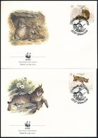 1988 WWF: Hiúz Sor Mi 1741-1744 4 Db FDC-n - Otros & Sin Clasificación