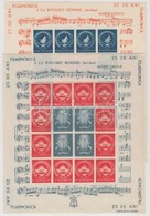 ** 1946 Filharmónia Kisív Pár Mi 985-986 Minisheet Pair (apró Hibák / Minor Faults) - Otros & Sin Clasificación