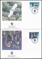 1993 WWF: Repülőkutya Sor Mi 754-757 4 Db FDC-n - Andere & Zonder Classificatie