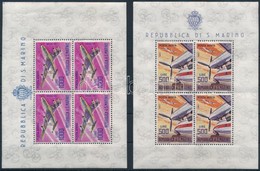 ** 1964-1965 2 Klf Repülő Kisív Mi 801, 829 (Mi EUR 44,-) - Altri & Non Classificati