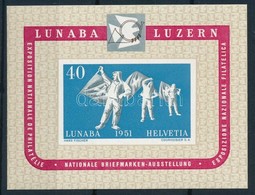 ** 1951 Bélyegkiállítás Blokk Mi 14 - Otros & Sin Clasificación