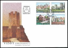 2002 UNESCO Négyestömb Mi 2282-2285 FDC-n - Altri & Non Classificati