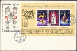 1978 Erzsébet Bélyegfüzetlap MH 390-392 FDC-n - Altri & Non Classificati