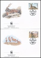 1995 WWF Kanadai Vadjuh Sor 4 FDC-n Mi 61-64 - Andere & Zonder Classificatie