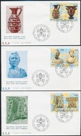 1983 Kiállítás, Művészet Sor 3 FDC-n Mi 820-825 - Autres & Non Classés