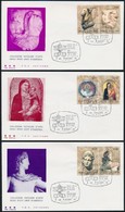 1983 Vatikáni Kiállítás Blokkból Kitépett Párok 3 FDC-n Mi 830-835 - Altri & Non Classificati