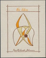 Inga Kyrkander Johansson(?-?): Ex Libris Inga Kyrkander-Johansson. Klisé, Papír, Jelzett A Klisén, 7,5x5 Cm - Otros & Sin Clasificación