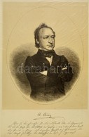 Cca 1860 A. Neumann - Edward Kretzschmar: Azonosítatlan Férfi Portréja, Litográfia, Papír, Paszpartuban, 31×20,5 Cm - Estampes & Gravures