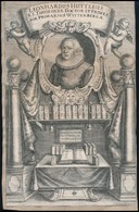 Paravicini, Johann-Baptist (1656-1676): Leonhard Hutter (1563-1616) Luteránus Teológus Portréja, Rézmetszet, Jelzett, Ka - Stampe & Incisioni