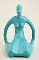 Gorka Géza (1894-1971): Könyvtámasz, Mázas Kerámia, Jelzett, Restaurált, M: 17 Cm - Altri & Non Classificati