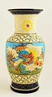 Nagyméretű Kínai Padlóváza. Kézzel Festett, Benyomott Alakzatokkal. Belül Egy Hajszálrepedéssel./ Chinese Standing Vase  - Autres & Non Classés