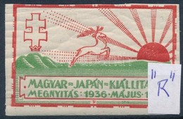 1936 Magyar-japán Kiállítás Megnyitása Reklámbélyeg - Sin Clasificación