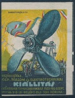 1923 Országos Vas- Gép- Malom és Elektrotechnikai Kiállítás Levélzáró - Sin Clasificación