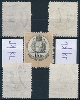 1880 15kr (I.) Vízjellel, 4 Fekvő Változatban - Non Classificati