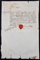 1828 Kötelező Levél Budai Vízjeles Papíron - Sin Clasificación