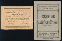 1921  Bp., Az Erdélyi Magyar-Székely Szövetség és Az Erdélyi Székely és Magyar Munkások 'Gábor Áron' Szövetségének Tagsá - Zonder Classificatie