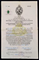 1939 Gépészmérnöki Diploma Korabeli Hiteles Másolata - Zonder Classificatie