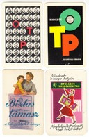 1958-1968 4 Db OTP Kártyanaptár - Pubblicitari