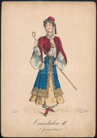 Cca 1900 C. Heinemann Jelzéssel: Jeruzsálemi Nő. Kőnyomat-papír / Oriental Woman From Jerusalem Lithography 20x28 Cm - Otros & Sin Clasificación