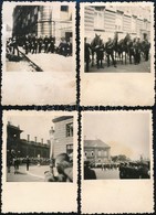 Cca 1930 Őrségváltás A Budai Várban, 4 Db Fotó, 6,5×8,5 Cm - Autres & Non Classés