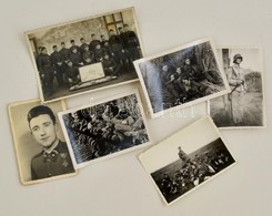 Cca 1934-1943 Vegyes Katonai Fotó Tétel Főként A II. Világháborúból, 6 Db, 6x9 és 9x12 Cm - Autres & Non Classés
