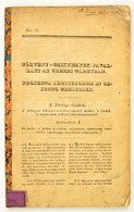 Cca 1832-1836 Törvény-czikkelyek Javaslati Az úrbéri Tárgyban. Projecta Articulorum In Objecto Urbariali, Magyar és Lati - Non Classificati