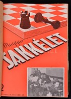 1951-1952 Magyar Sakkélet I. évf. 2. ,9.-10.,12. Számok, és II. évf. 2.,4-8. Számok, összesen 10 Szám Egybekötve, Kopott - Zonder Classificatie