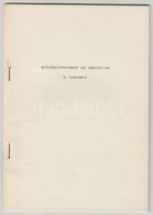 Sugár István: Az Egri Filmszínházak Története 1900-1948. Különlenyomat Az Archívum 8. Számából. Eger, 1979, Heves Megyei - Non Classificati