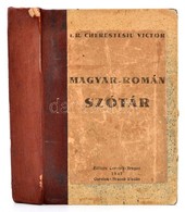 Dr. Victor Cherestesiu: Magyar-román Szótár. Dictionar Maghar-Roman. Brassó/Brasov, 1947, Corvina-Brassó. Félvászon-köté - Sin Clasificación