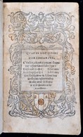 Lucius Coelius Firmianus Lactantius (kb. 250-325): Quae In Hoc Opere Contineantur. Divinarum Institutionum Libri Septem. - Unclassified