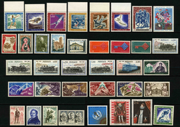 MONACO - ANNEE COMPLETE 1968 - YT 736 à 771 ** + PA 92 ** -  37 TIMBRES NEUFS ** - Annate Complete