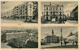 ** 7 Db Régi Városképes Lap Újvidékről + 1 Modern Reprint A Soproni Fűtőház Mozdonyfordítójáról / 7 Pre-1945 Town-view P - Non Classificati