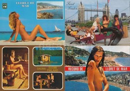 ** * 7 Db Modern Erotikus Motívumlap, Reklámlap / 7 Modern Erotic Motive Cards, Advertisements - Sin Clasificación