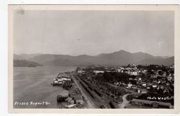 PRINCE RUPERT, British Columbia, Canada, Bird's Eye View, 1956 Wrath? RPPC - Prince Rupert