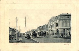 T2/T3 Galánta, Fő Utca, üzletek. W. L. Bp. 4474. / Main Street, Shops (EK) - Non Classés