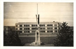 * T2 1943 Aknaszlatina, Slatinské Doly, Solotvyno; M. Kir. állami Polgári Iskola, Országzászló / School, Hungarian Flag. - Sin Clasificación