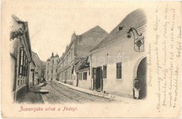 T2/T3 Pozsega, Pozega; Zupanijska Ulica / Utcakép / Street View (EK) - Non Classés