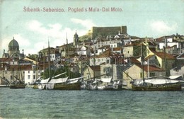 ** T2 Sibenik, Sebenico; Kikötő, Vár / Port, Castle - Non Classificati