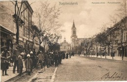 T2 Nagybecskerek, Zrenjanin, Veliki Beckerek; Hunyady Utca, Galler üzlete, Templom / Street View, Shops, Church - Non Classificati