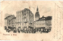 T2/T3 Brno, Zelny Trh / Square, Shops Of Sigmund Heimer, Julius Löffler, Filip Ticho And Amalie Wagner (EK) - Non Classificati