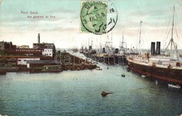 * T2/T3 Port Said, Port View With Ships, TCV Card  (EK) - Sin Clasificación