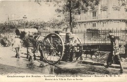 ** T2/T3 Paris, Goudronnage Des Routes, Systeme Voisembert Et P. Hédeline-Breveté  / Tarring Of The Roads, Steam Cart In - Non Classés