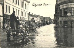 T2/T3 Moscow, Moskau, Moscou; Bolshaya Polyanka Street View In 1908, When The Moskva River Flooded The City, Shops, Peop - Non Classés