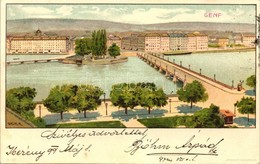 T2 1899 Geneve, Genf; Kosmos Litho, S: Geiger R. - Sin Clasificación