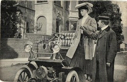 T2 Hölgy és Sofőrje Automobillal / Lady And Her Driver With Automobile - Non Classificati