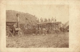 ** T2/T3 1917 Osztrák-magyar Katonák Segítenek A Cséplésben A Román-fronton, Létra / WWI Austro-Hungarian K.u.K. Soldier - Non Classificati