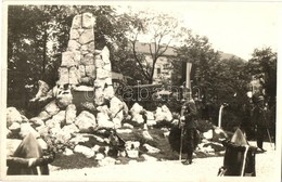 ** T2 Bercsényi Tüzérek Emlékmű Budapesten. Schäffer Udv. Fényképész / WWI Austro-Hungarian K.u.K. Artillery Monument In - Non Classificati