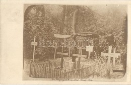 ** T2/T3 1916 Ein Fliegergrab In Tirol / Osztrák-magyar Katonai Temető, Légierő Katonáinak Sírja / WWI Austro-Hungarian  - Sin Clasificación