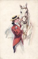 ** T2/T3 Female Jockey. Italian Art Deco Postcard, WSSB Serie 5051 S: Usabal (EK) - Non Classés